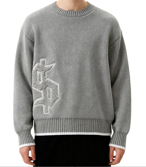 "DOLLAR" KNIT SWEATER