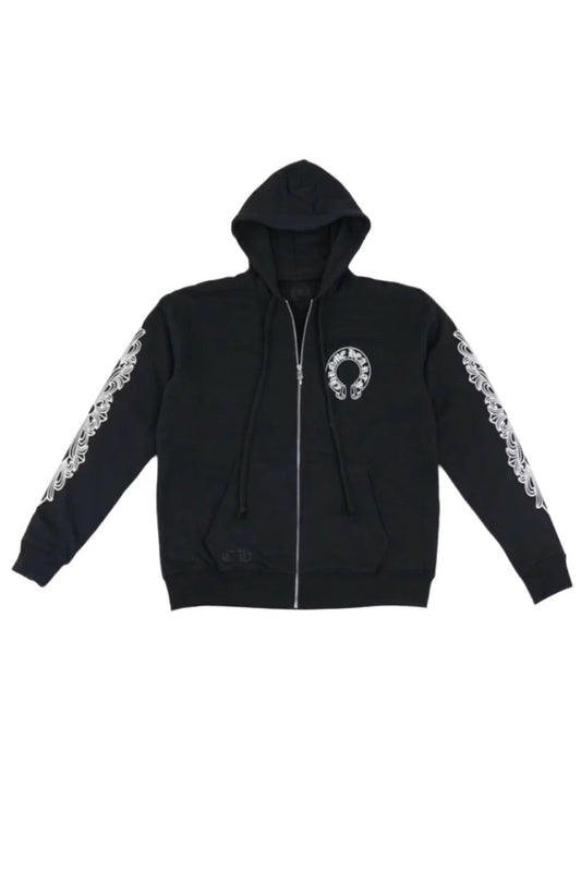 "Chrome" Zip Hoodie