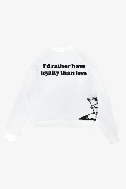 "ARROW" HEART SWEATER